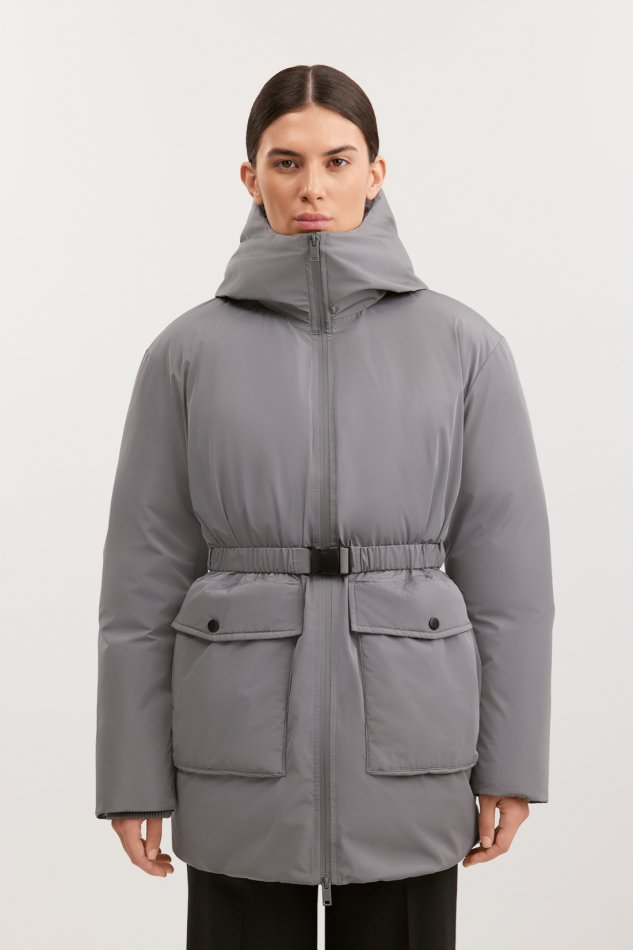 Объемный пуховик с капюшоном Baon B0025504 - 3