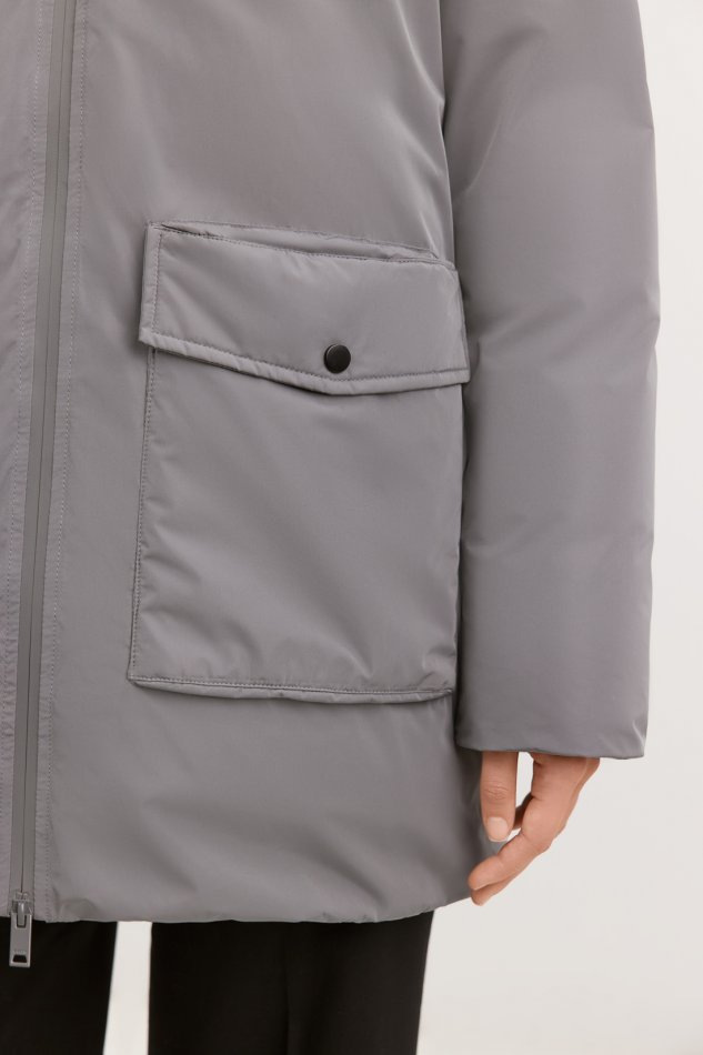 Объемный пуховик с капюшоном Baon B0025504 - 8