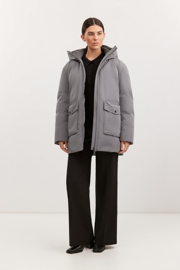 Объемный пуховик с капюшоном Baon B0025504 - 2