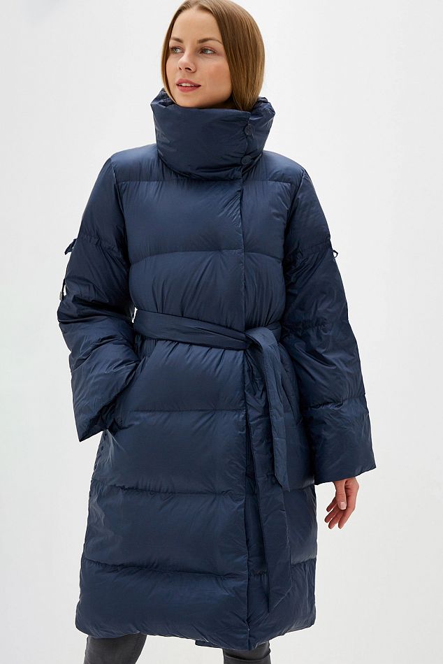 Продажа Пуховик - пальто под пояс дешево | Артикул: DL-CH