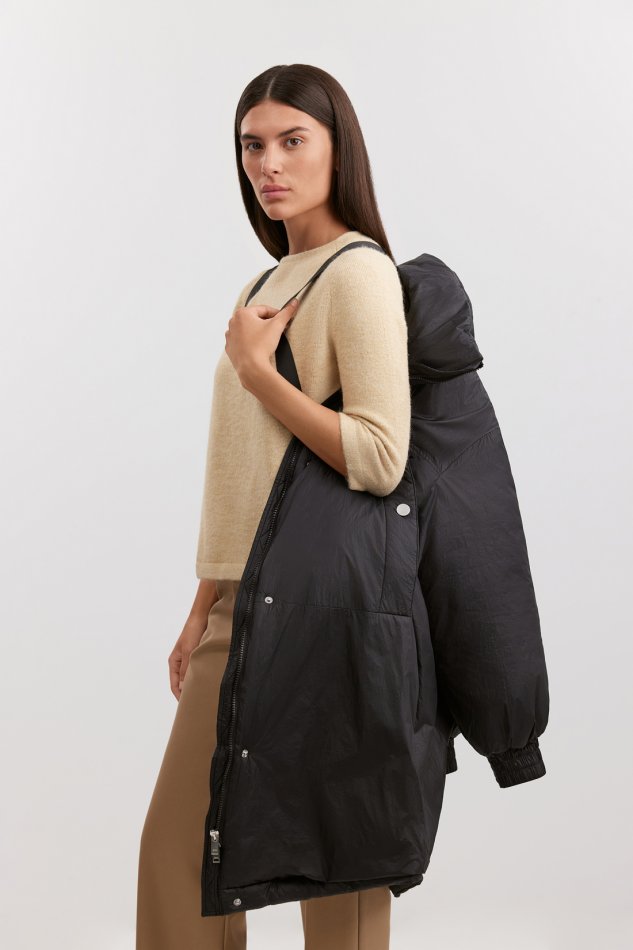 Пальто утепленное с капюшоном Baon B0525502 - 4