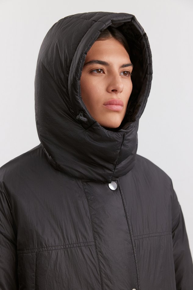 Пальто утепленное с капюшоном Baon B0525502 - 5