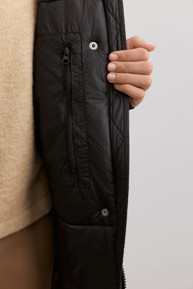 Пальто утепленное с капюшоном Baon B0525502 - 6