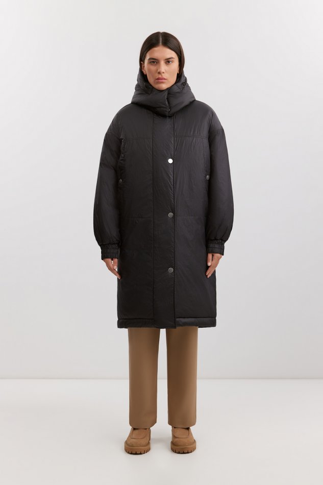 Пальто утепленное с капюшоном Baon B0525502 - 2