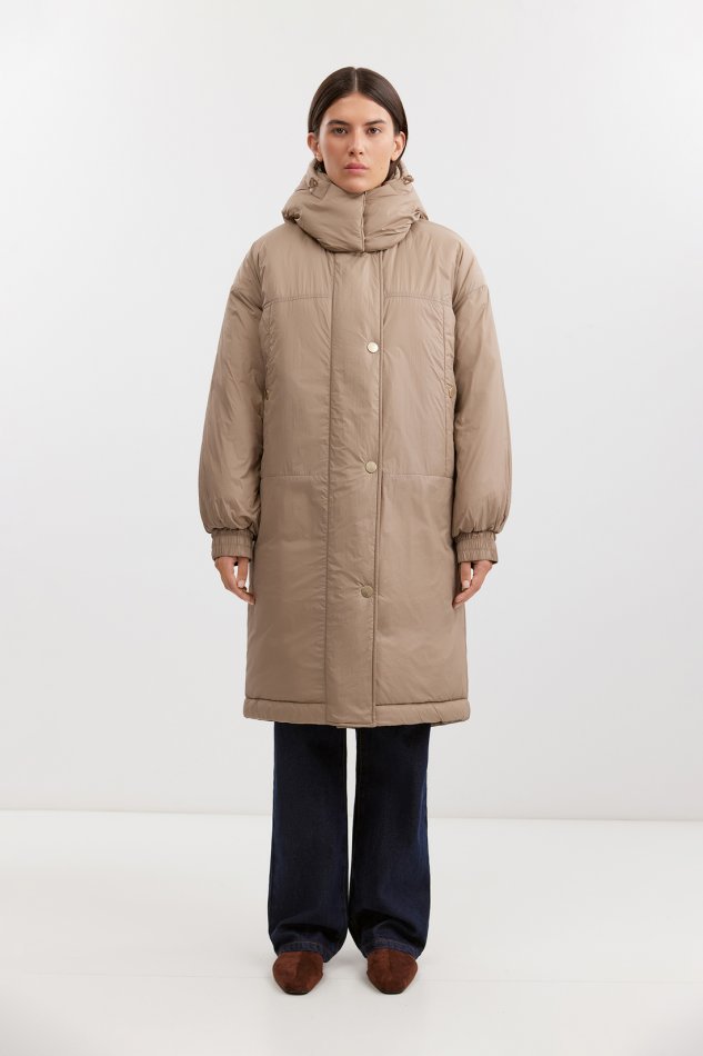 Пальто утепленное с капюшоном Baon B0525502 - 2