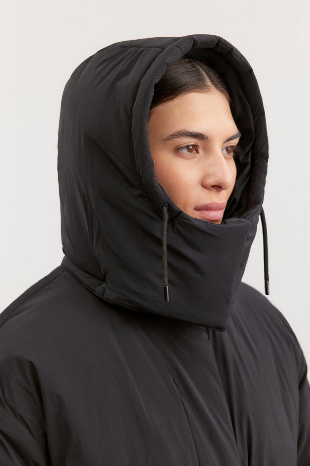 Пальто утепленное с капюшоном Baon B0525508 - 4