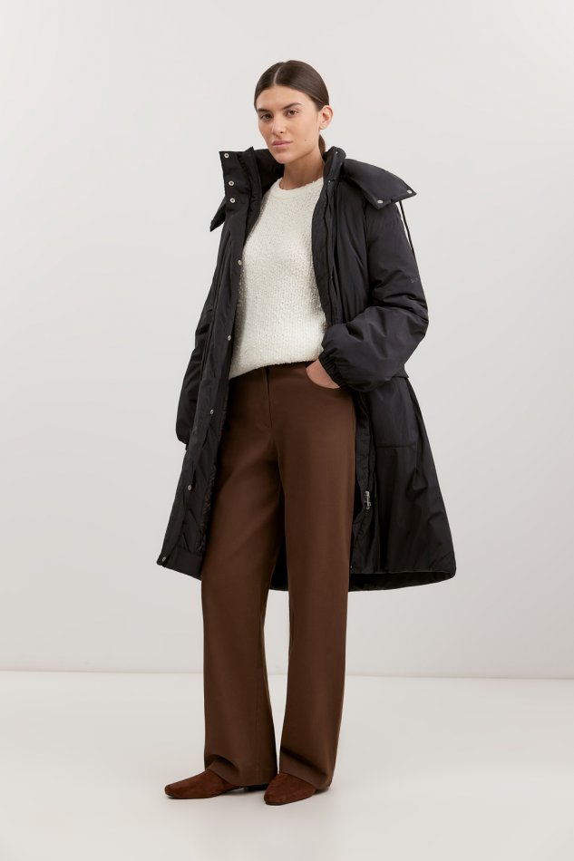 Пальто утепленное с капюшоном Baon B0525508