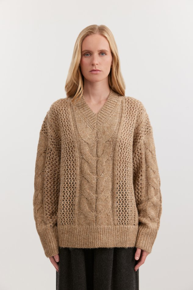 Джемпер из смесовой пряжи с шерстью Baon B1325554 - 3