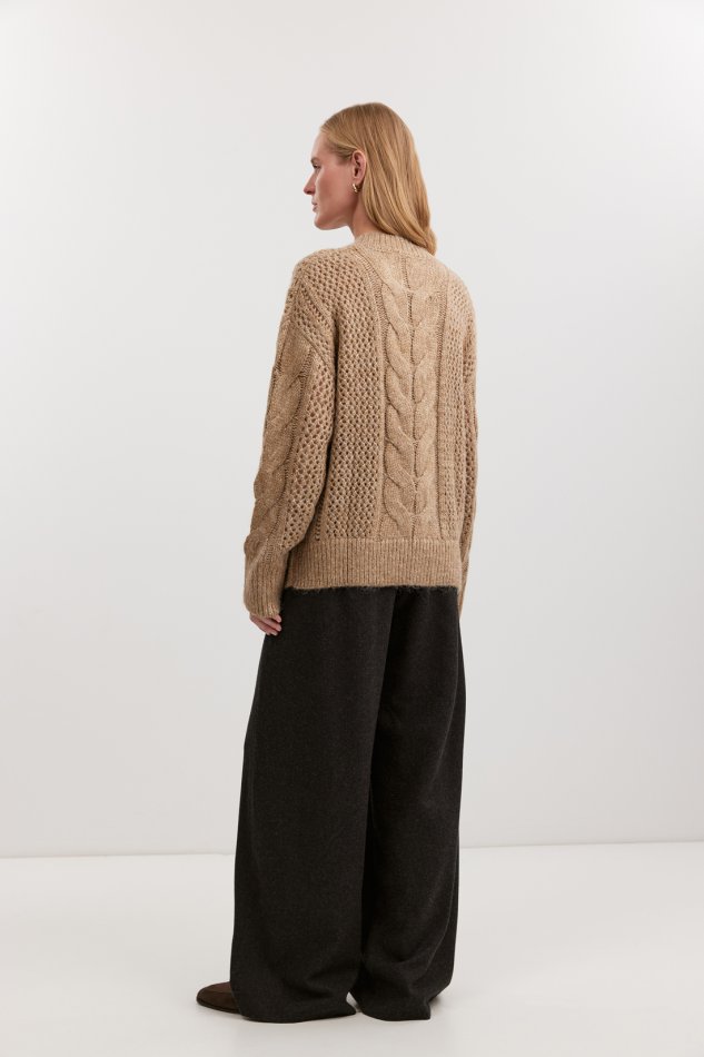 Джемпер из смесовой пряжи с шерстью Baon B1325554 - 4