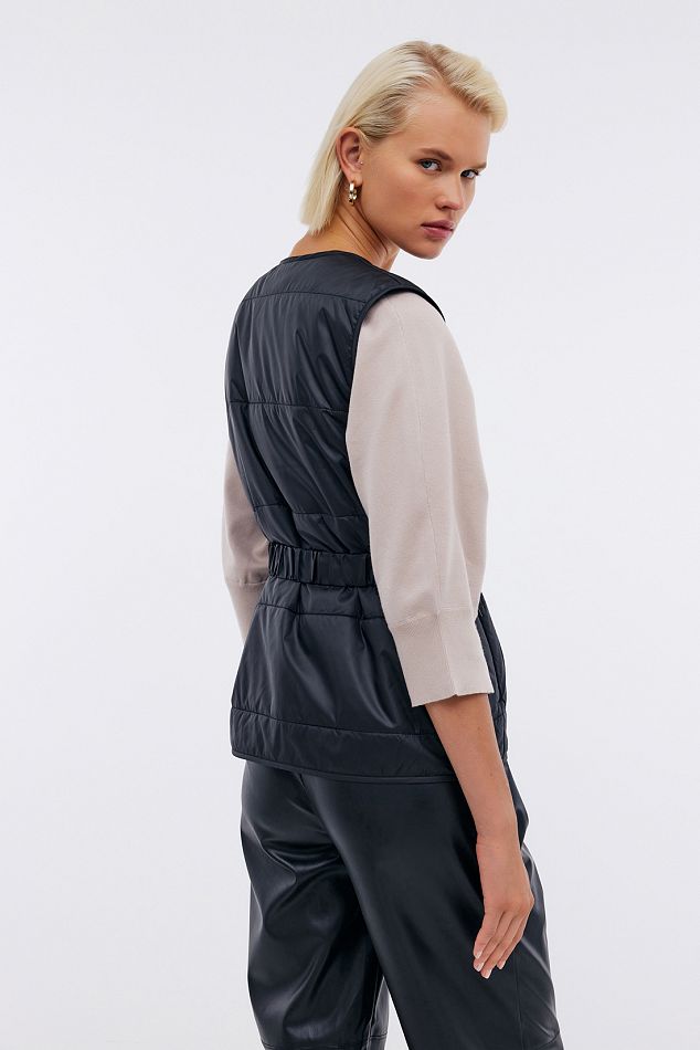 Жилетка укороченная с утеплителем Baon B1624002 - 3