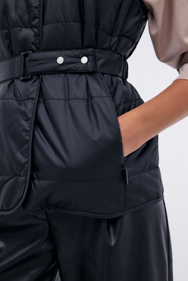 Жилетка укороченная с утеплителем Baon B1624002 - 6