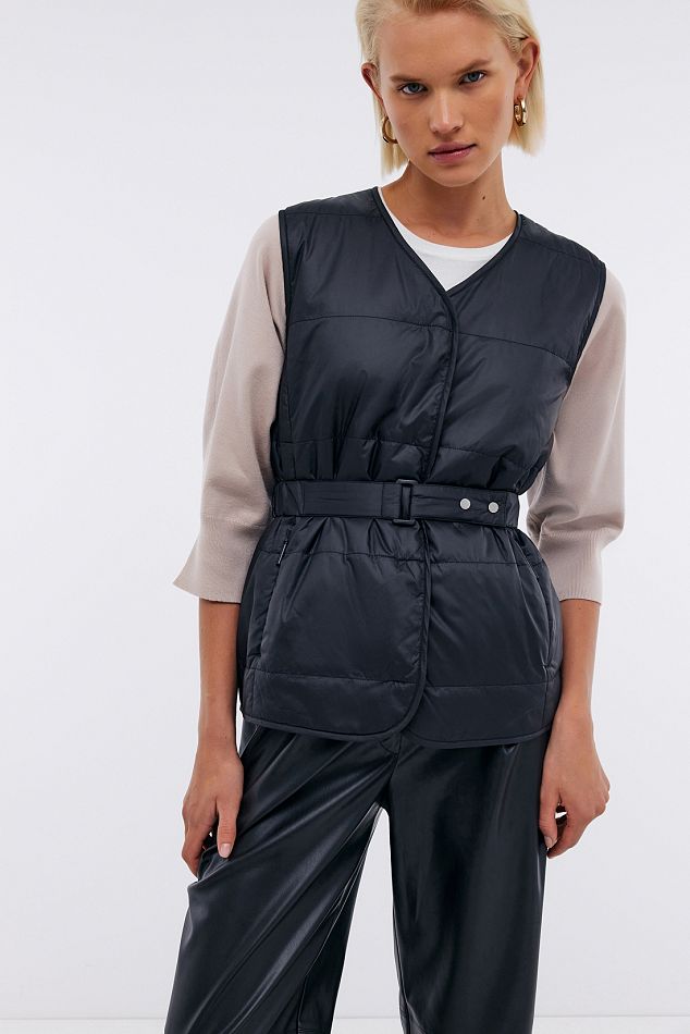 Жилетка укороченная с утеплителем Baon B1624002