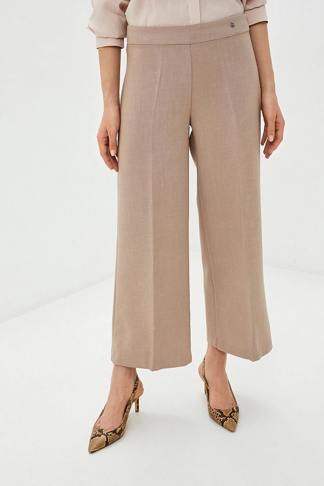 Деловые брюки-кюлоты - артикул B290527, цвет PASTEL - купить по цене 3849руб. в интернет-магазине Baon