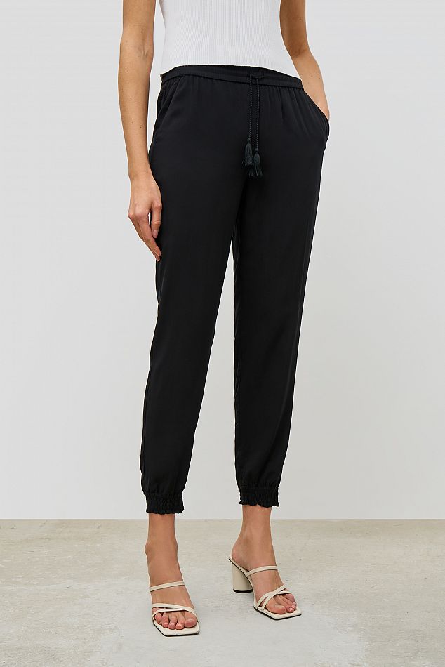 Летние брюки-шаровары - артикул B291022, цвет BLACK - купить по цене 2719руб. в интернет-магазине Baon