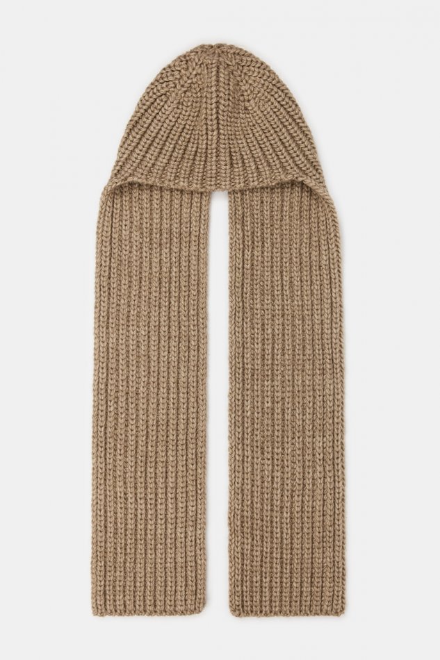 Теплый зимний капор-шарф с шерстью Baon B3425507