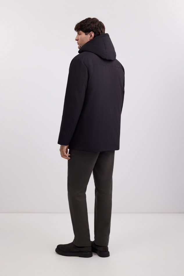 Короткий пуховик с капюшоном Baon B5025508 - 4