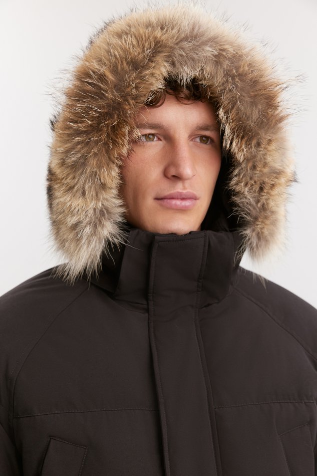 Удлинённое пуховое полупальто Baon B5225503 - 7