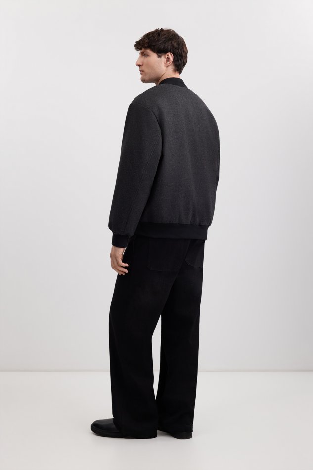 Бомбер из шерстесодержащей ткани Baon B5325503 - 4