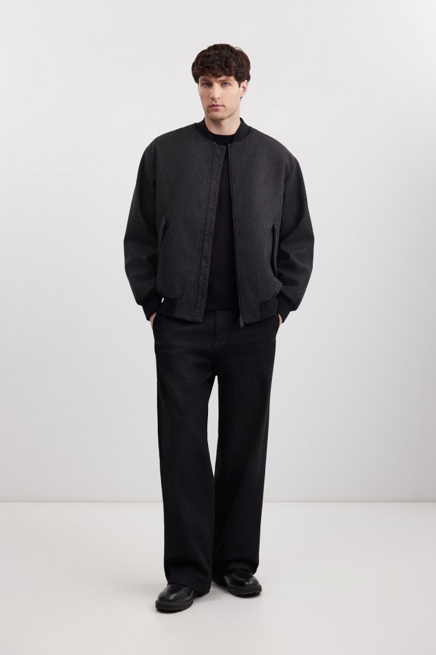 Бомбер из шерстесодержащей ткани Baon B5325503 - 2