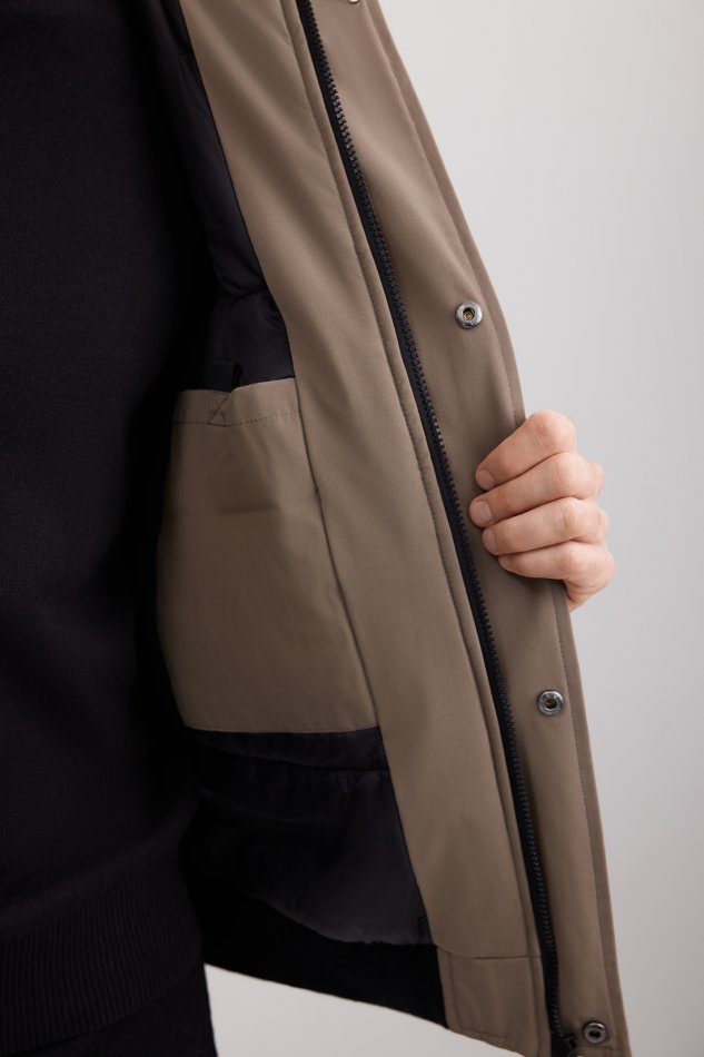 Утепленная куртка с капюшоном Baon B5325511 - 8