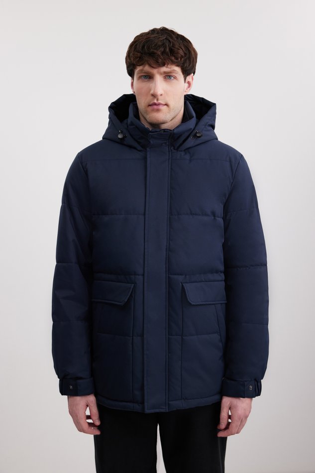 Утепленная стеганая куртка с капюшоном Baon B5425511 - 3