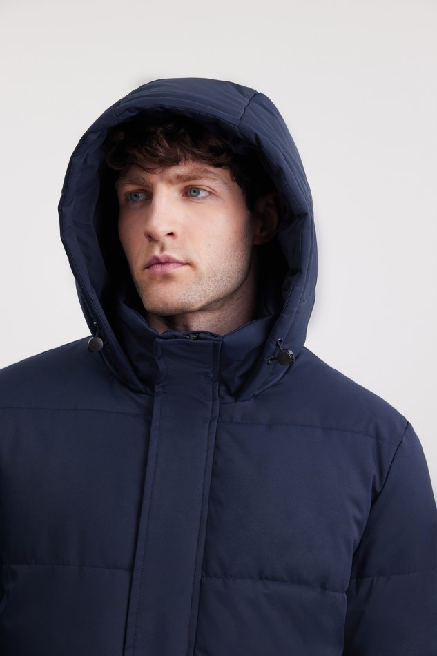 Утепленная стеганая куртка с капюшоном Baon B5425511 - 5