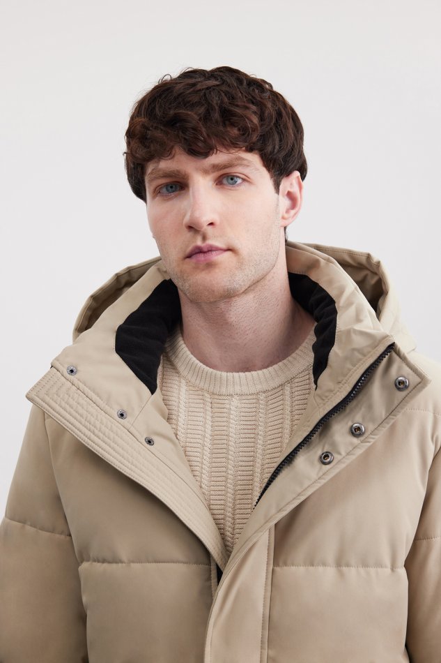 Утепленная стеганая куртка с капюшоном Baon B5425511 - 6