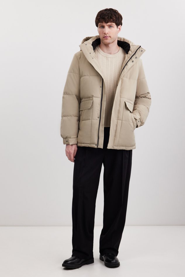 Утепленная стеганая куртка с капюшоном Baon B5425511 - 2