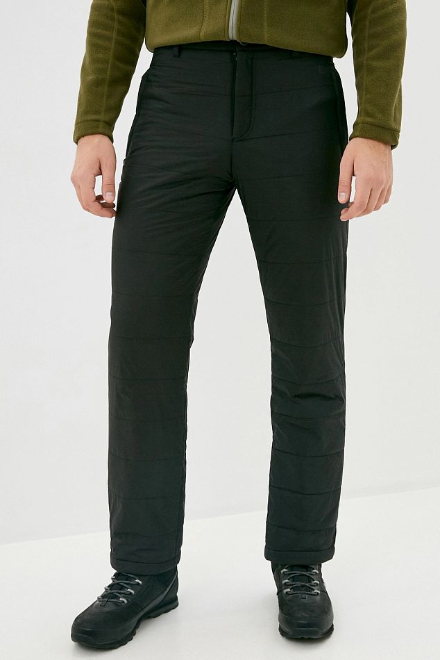 Утеплённые брюки с флисовой подкладкой - артикул B590502, цвет BLACK -купить по цене 5529 руб. в интернет-магазине Baon