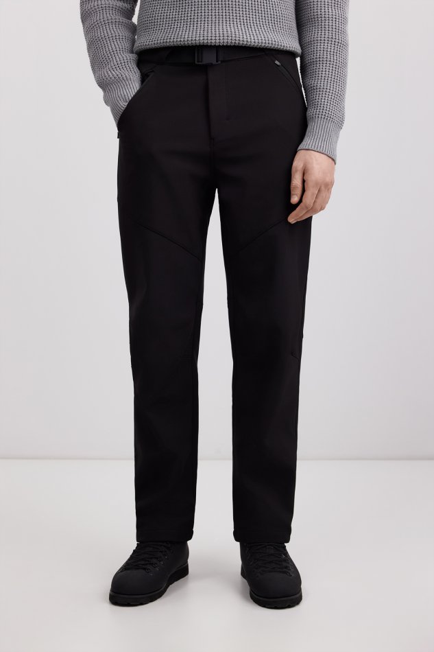 Утепленные брюки с поясом Baon B5925501 - 2