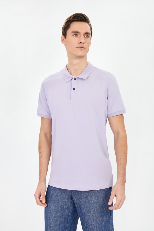 BAON Базовое поло COMFORT FIT из джерси