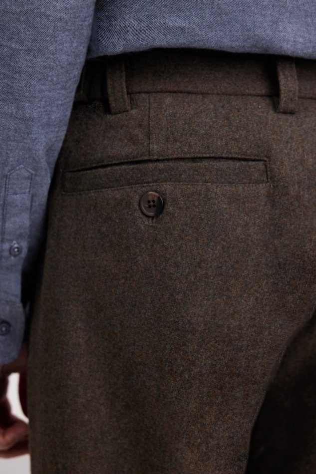 Брюки из шерсти и вискозы Baon B7925518 - 5