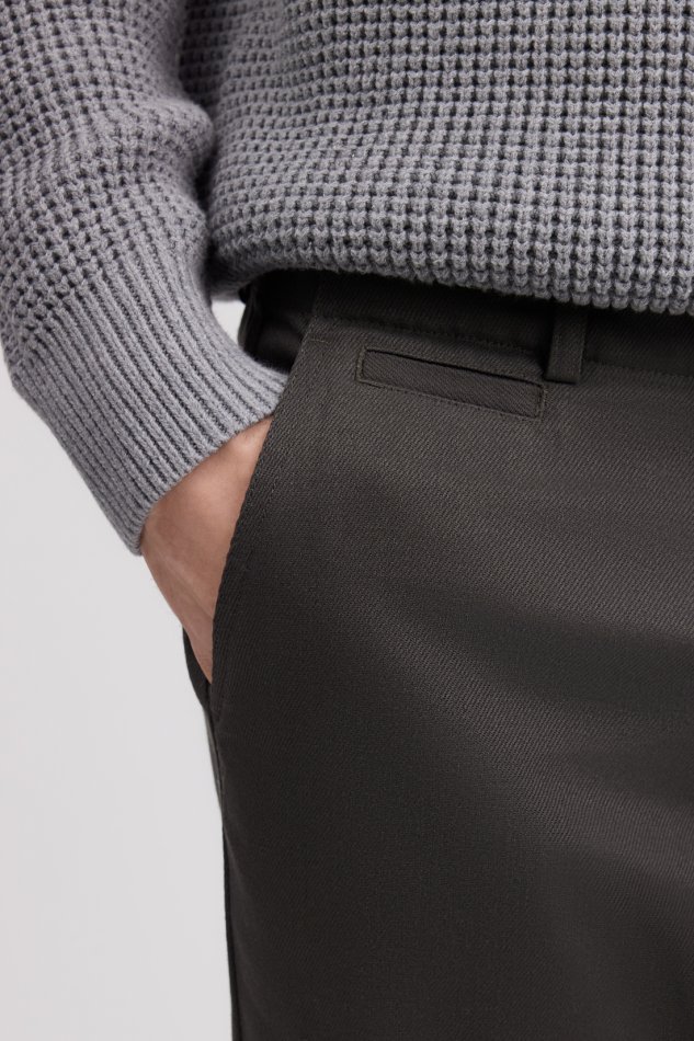 Прямые классические брюки с хлопком Baon B7925519 - 4