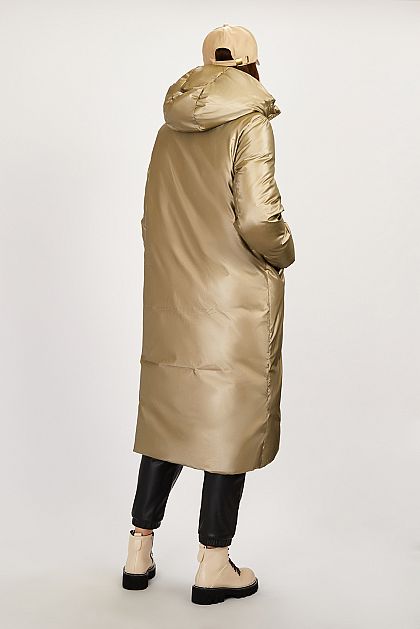 Блестящее пуховое пальто Баон Baon B001808