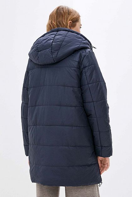 Базовое пальто с капюшоном B031701