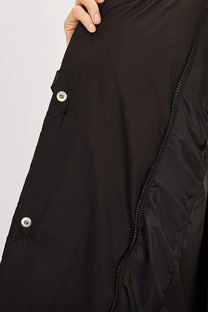 Куртка-кокон с капюшоном B031823