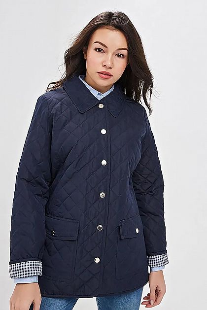 Классическая стёганая куртка B039021