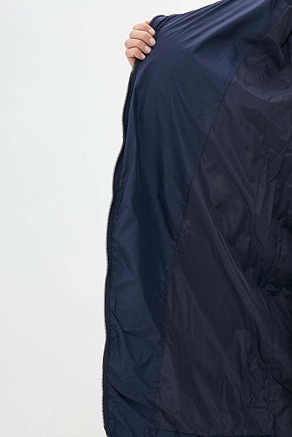 Пальто с асимметричной застёжкой (эко пух)  Баон Baon B041513