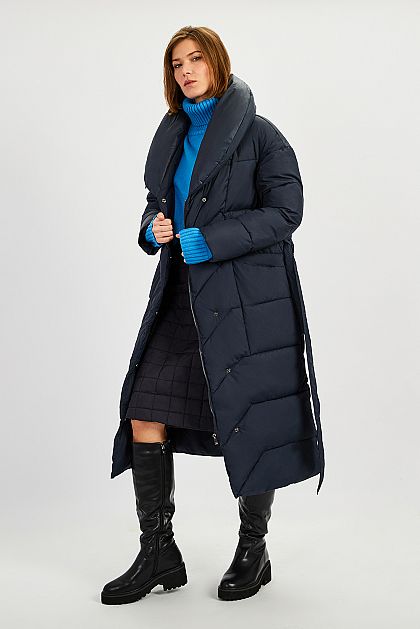 Длинное женское пальто