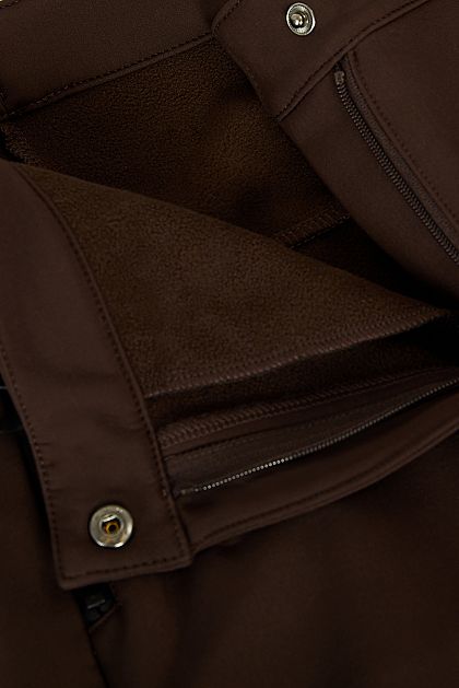 Утеплённые брюки (бондинг) со штрипками B091504