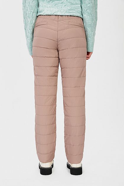 Утеплённые брюки с эластичным поясом B091508