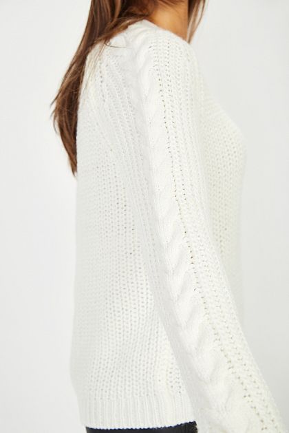 Пуловер крупной вязки Баон Baon B131559