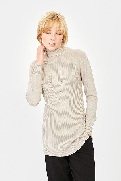 Удлинённый свитер Баон Baon B131607