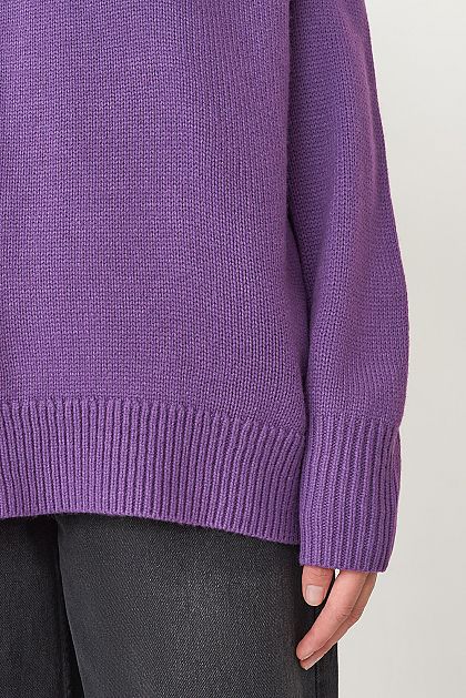 Шерстяной пуловер-оверсайз Баон Baon B1323536