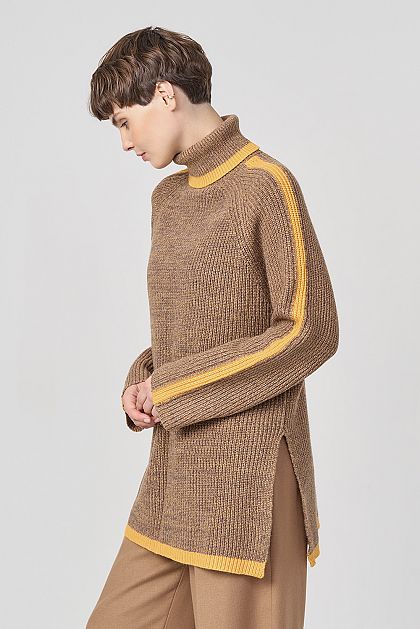 Длинный свитер с ангорой Баон Baon B1323541