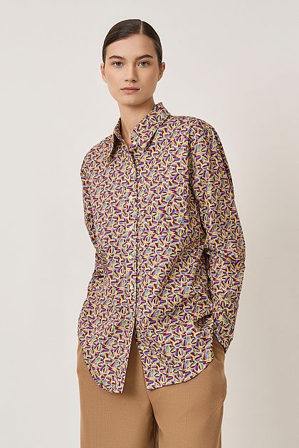 Рубашка из ткани с узором Баон Baon B1723515