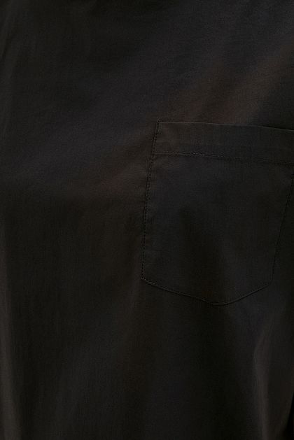 Прямая блузка с карманом B191032