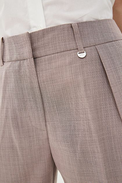 Деловые брюки со складками Баон Baon B290006
