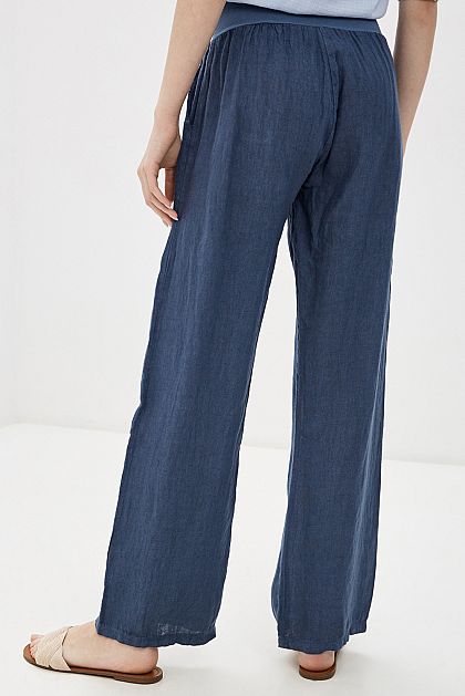 Льняные брюки-шаровары B290039