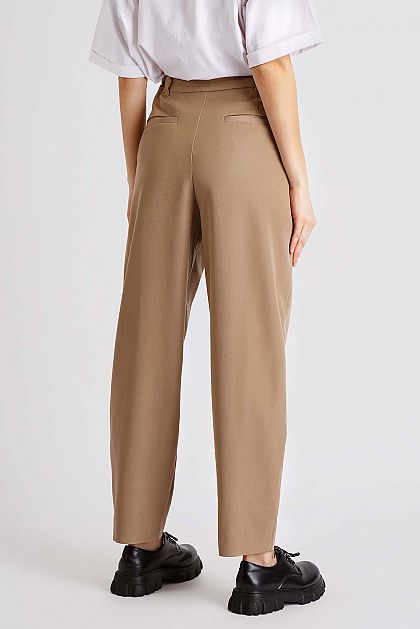 Широкие брюки со складками Баон Baon B2922006